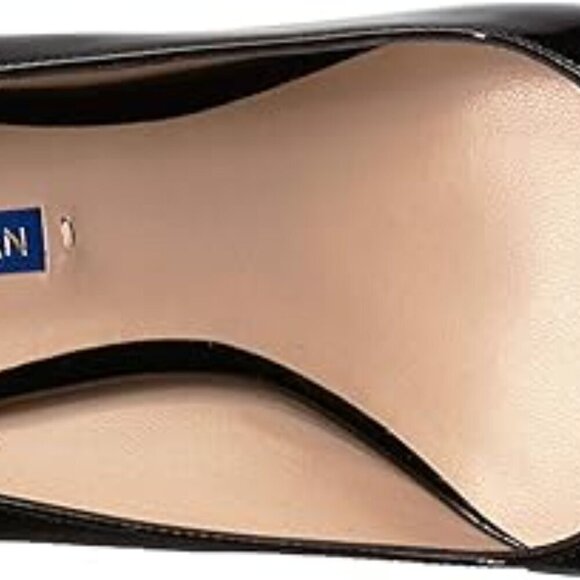 Stuart Weitzman Anny 70 Pointy Toe Pump Black Patent Heel Women NEW NIBSAVE $250 - Picture 9 of 16